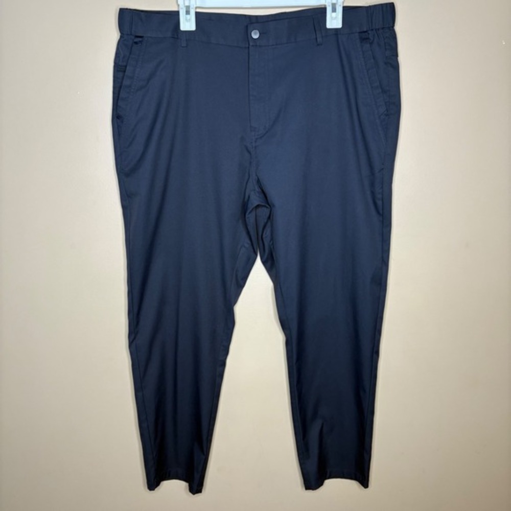 JACK ARCHER‎ Deep Blue Polyester Flat Front Performance Golf Pants Mens Sz 40x28
